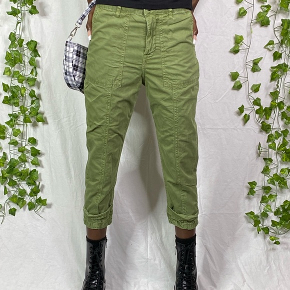 KHAKI DENIM PANTS - Picture 2 of 5